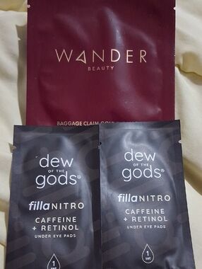 FillaNitro Caffeine + Retinol Under Eye Pads - Dark Gray